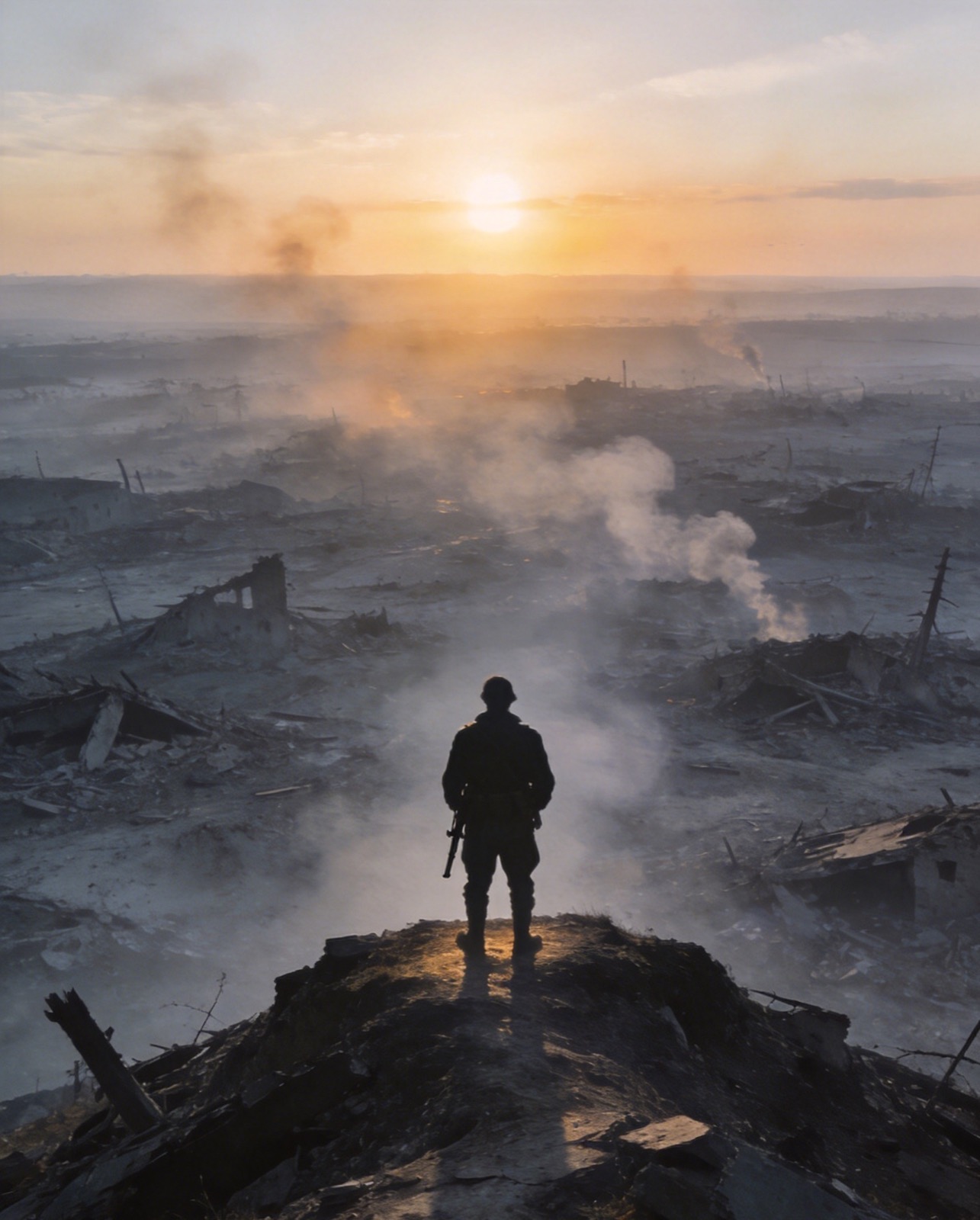 War AI film artwork